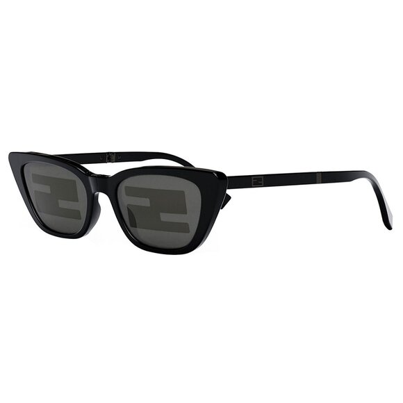 NEW FENDI SUNGLASSES, BLACK WOMEN CAT EYE WOMEN EYEWEAR FENDI - Picture 3 of 5